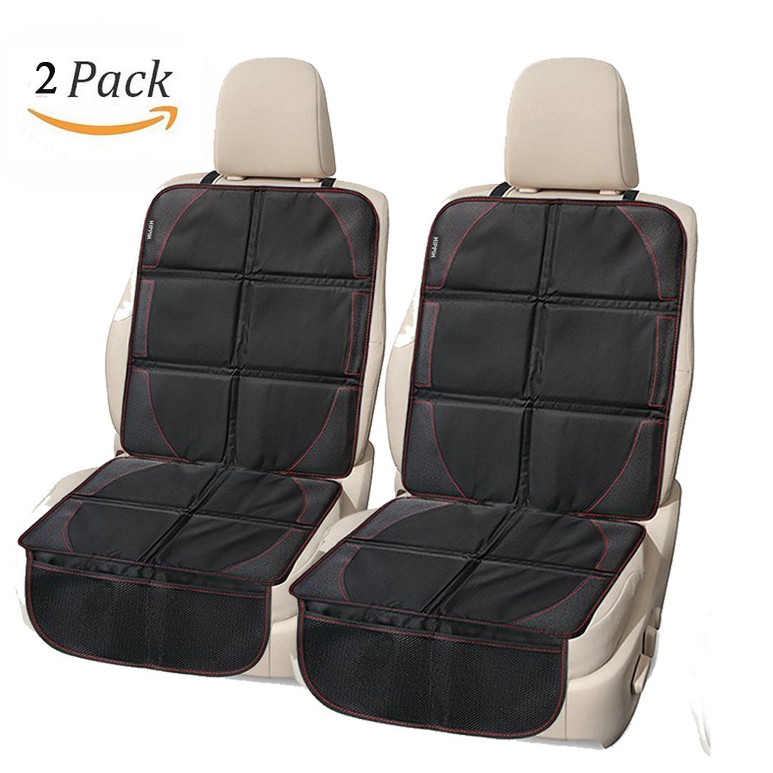 Car Seat Protector Black Waterproof Universal Foldable Car Seat ... Car Seat Protector Black Waterproof Universal Foldable Car Seat ...