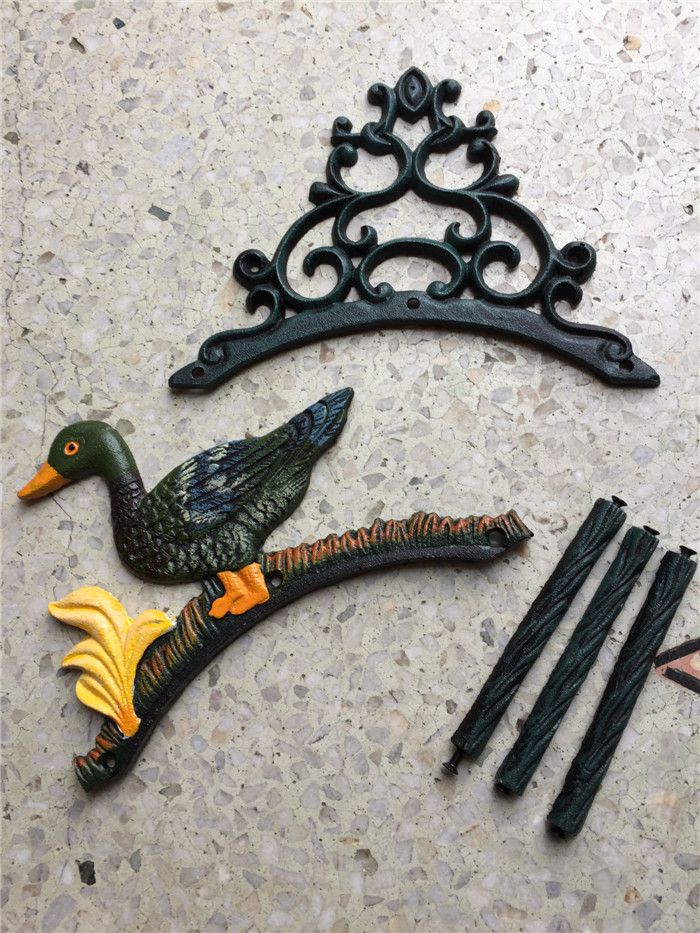 2021 Wall Mounted Duck Hose Holder Cast Iron Hose Hanger Hose Rack
