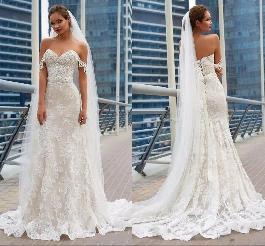 new off shoulder wedding