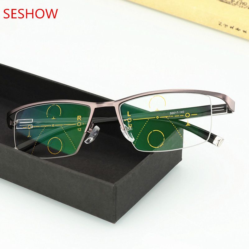 High Grade Intelligent Progressive Multifocal Reading Glasses Male Near