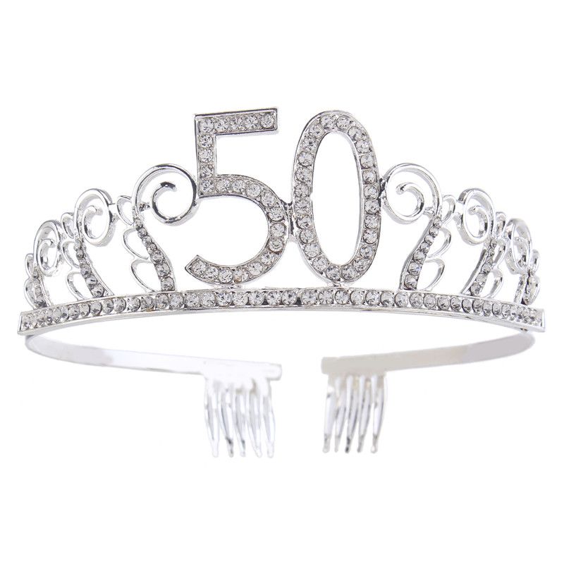 50th birthday crown