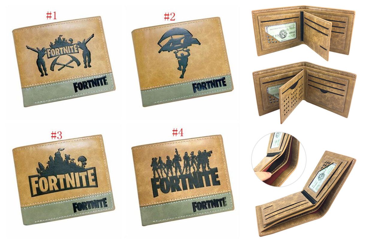 2019 Game Fortnite Battle Royale Cosplay Wallet With Credit Card - 2019 game fortnite battle royale cosplay wallet with credit card slot coin pocket children short purse cartoon toys for kids gift fold purse new from