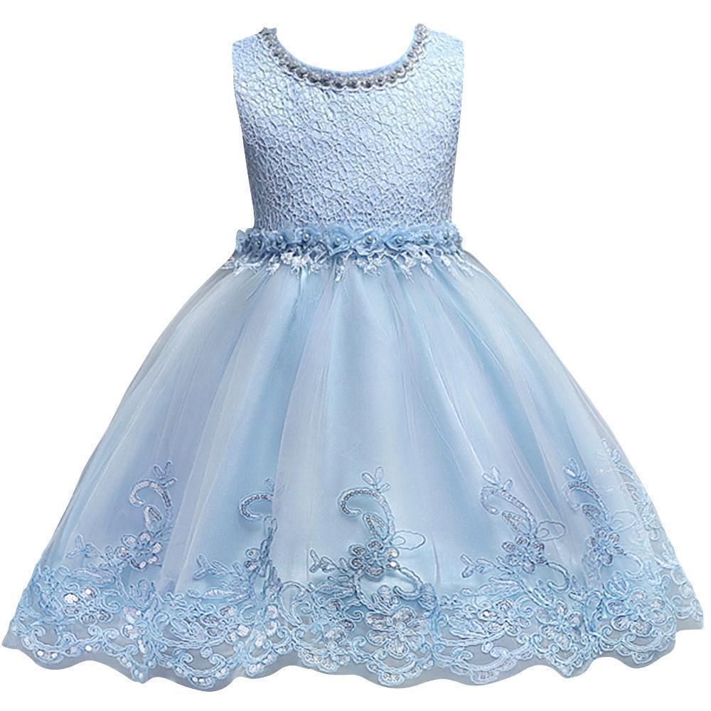 Cute Blue Short Dresses for Girls