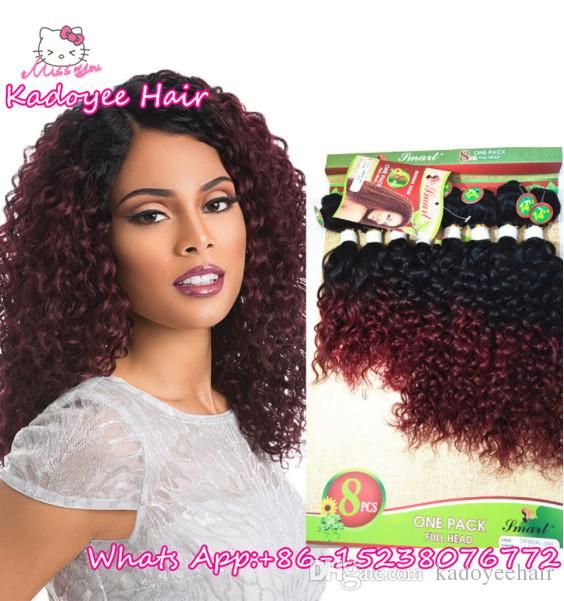 100 Human Crochet Curly Hair Ombre Blonde Bug Brazilian Bulk