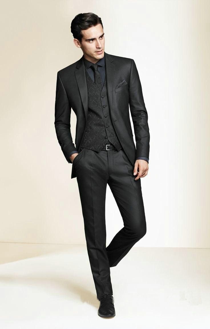 black formal wear for men