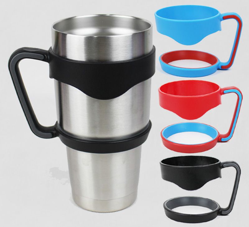 2020 Plastic Cup Handle Cup Holders Stainless Steel Insulated Mug