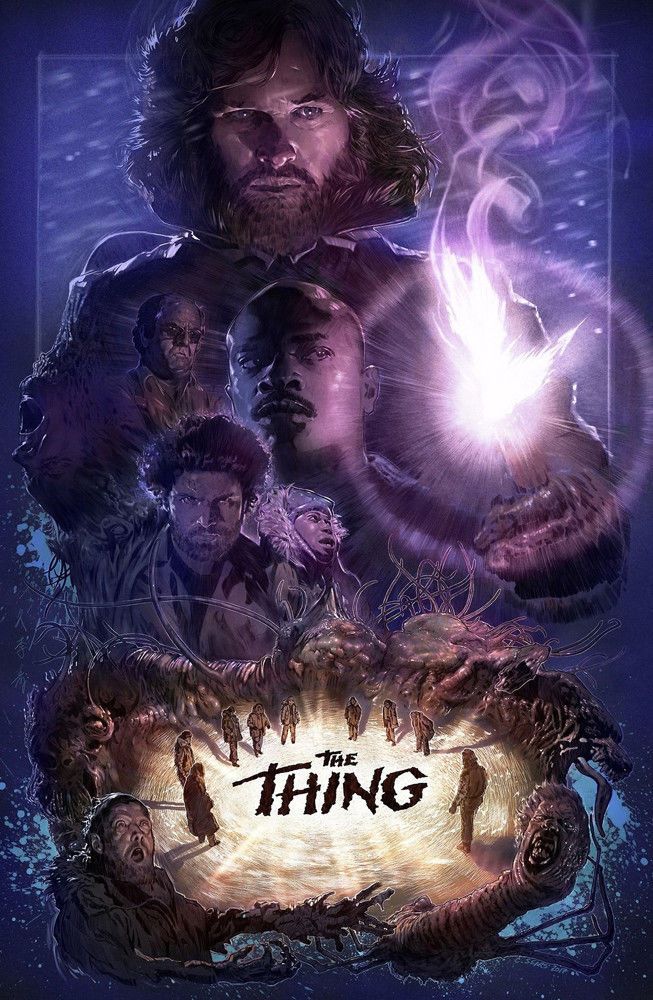 John Carpenter The Thing  Movie Art Silk Poster  24x36inch 