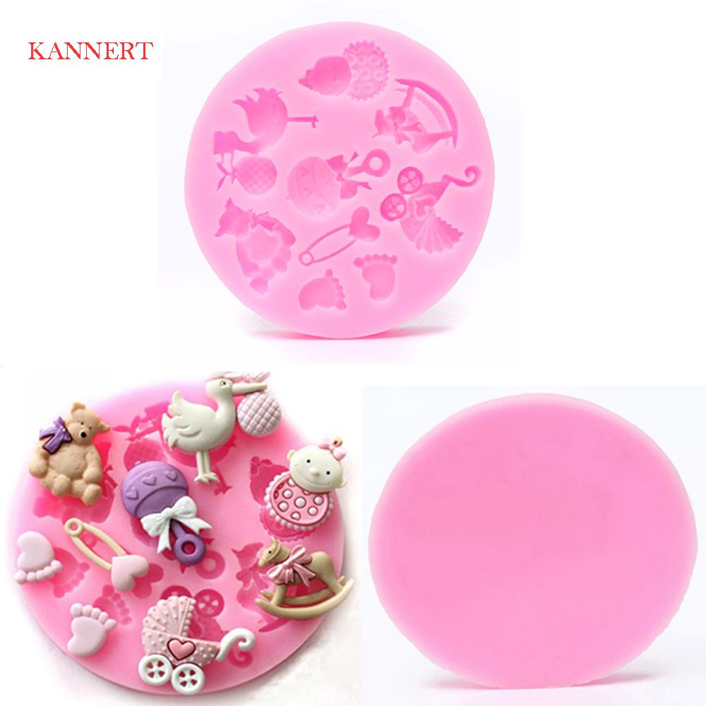 2019 Baby Shower Party 3d Silicone Fondant Mold For Cake Decorating 2019 Baby Shower Party 3d Silicone Fondant Mold For Cake Decorating