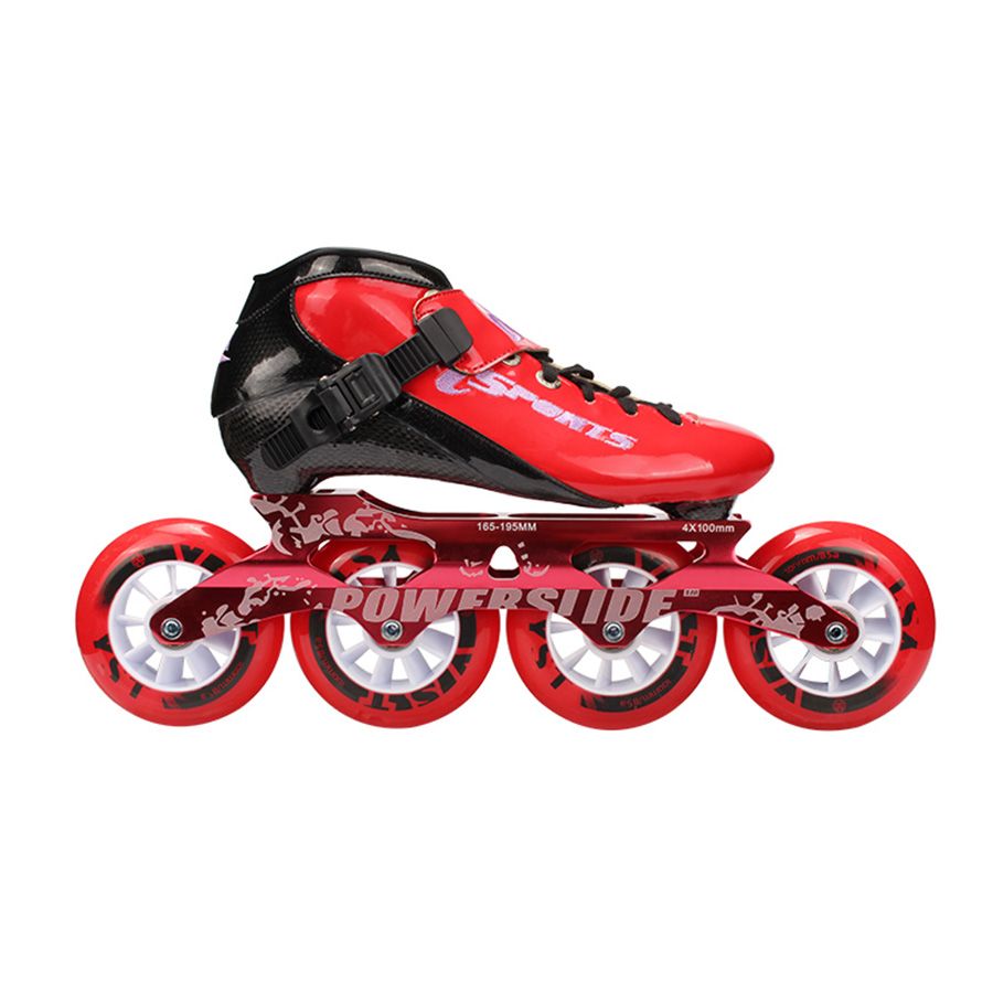 2019 Speed Inline Skates Carbon Fiber Professional 4*100/110mm