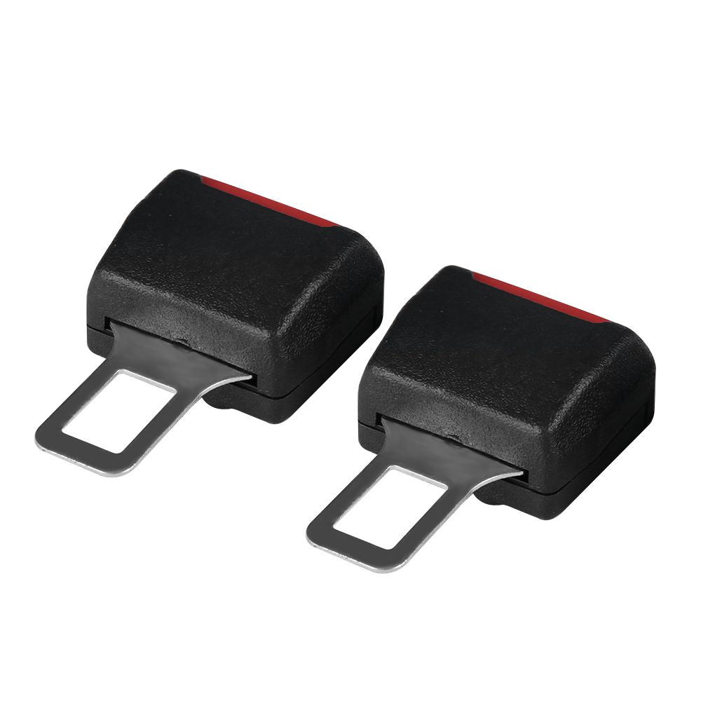 2X Universal Auto sicherheitsgurt klingel alarm stopper clip clamp Schwarz Gut 2X Universal Auto sicherheitsgurt klingel alarm stopper clip clamp Schwarz Gut