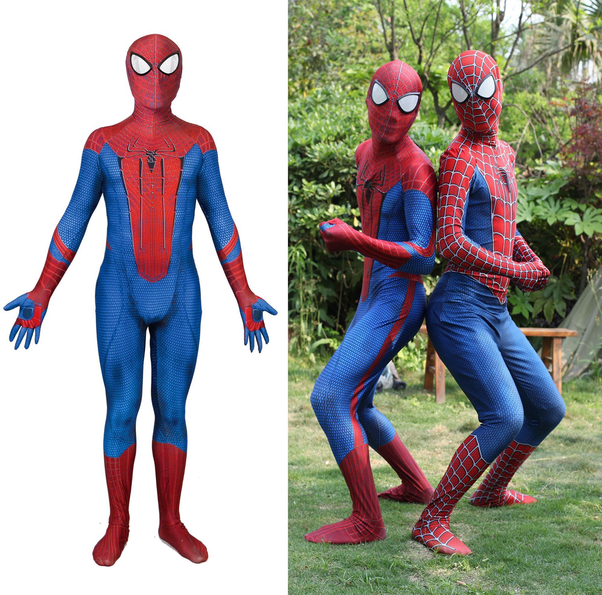 2019 High Quality Superhero Amazing Spider Man 1 Cosplay Costume