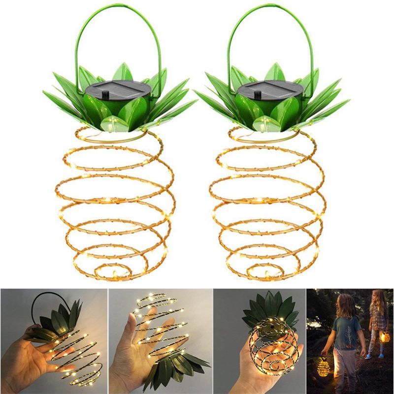 Pineapple Led Solar Lights 30 Suspension Garden Pineapple Led Solar Lights 30 Suspension Garden Ip44 Waterproof Outdoor Decor Fairy For Patio Yard Outside String