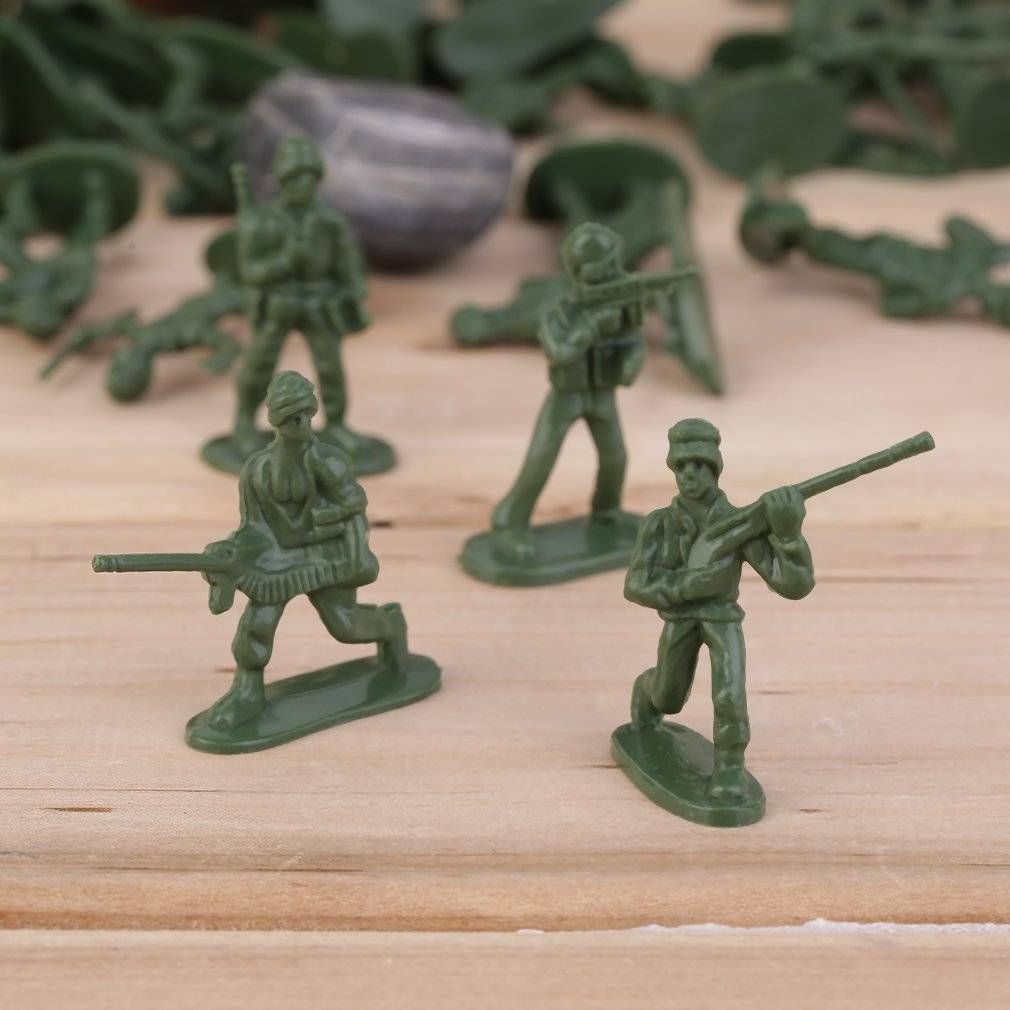 /Pack Military Plastic Toy Soldiers Army Men Figures 12 Poses Gift