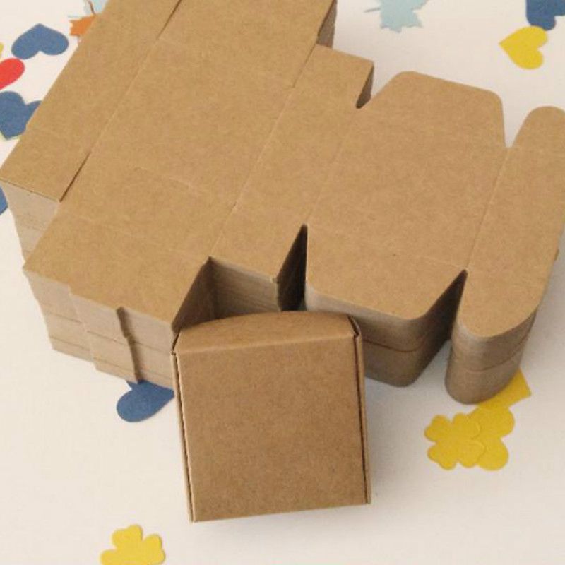 blank carton packaging kraft paper box diy paper soap box carton diy paper box