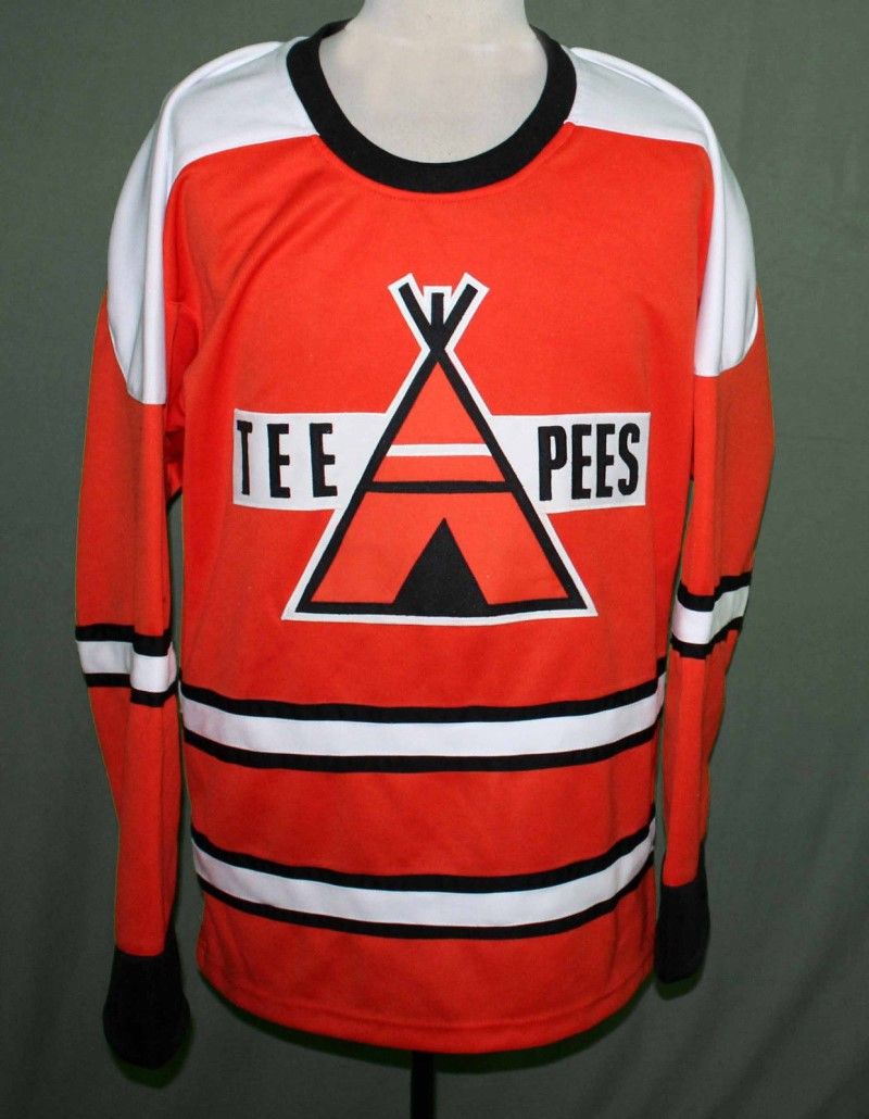 2019 STAN MIKITA ST. CATHARINES TEEPEES OHA HOCKEY JERSEY Embroidery Stitched Custom Any Number