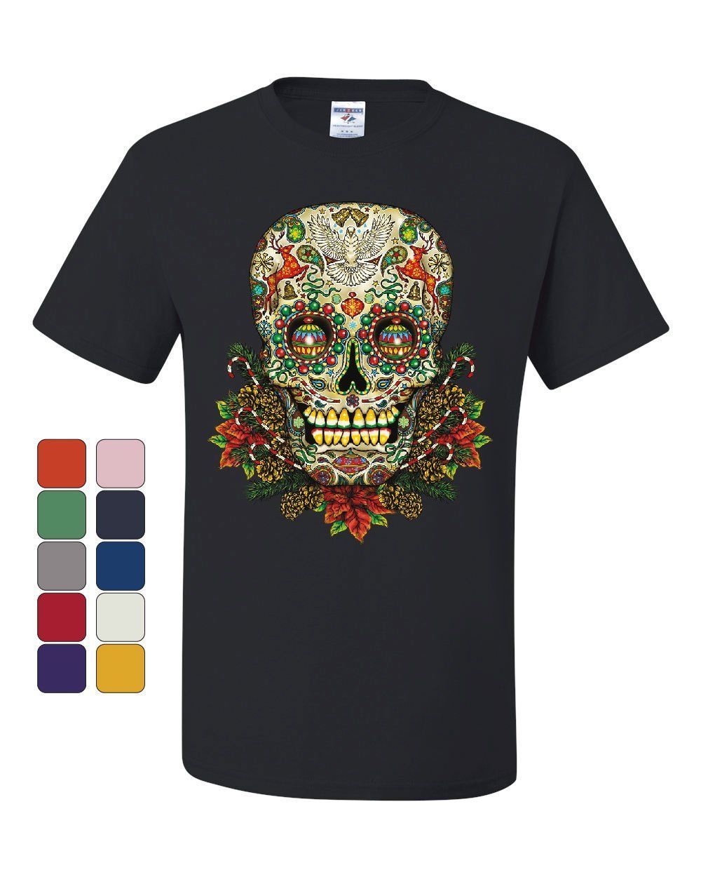 christmas sugar skull t shirt hot xmas skull santa rudolph tee latest t shirts design best t shirts design from messitshirt 1306 dhgatecom - Christmas Sugar Skull christmas sugar skull t shirt hot xmas skull santa rudolph tee latest t shirts design best t shirts design from messitshirt 1306 dhgatecom - Christmas Sugar Skull