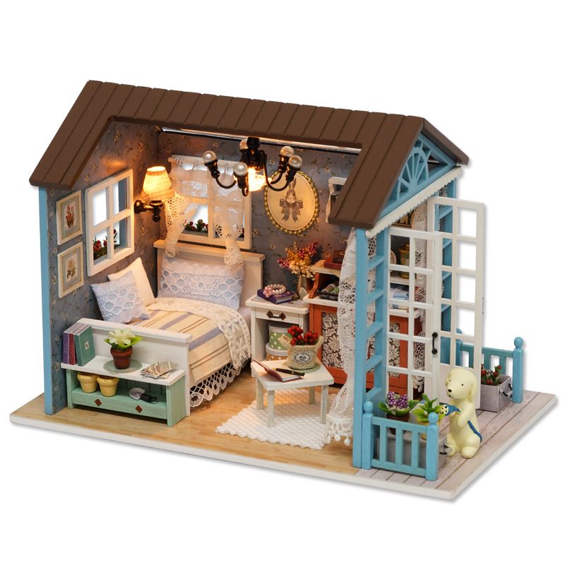 Sylvanian Families House Diy Doll House Hand Assembled Model House Kids