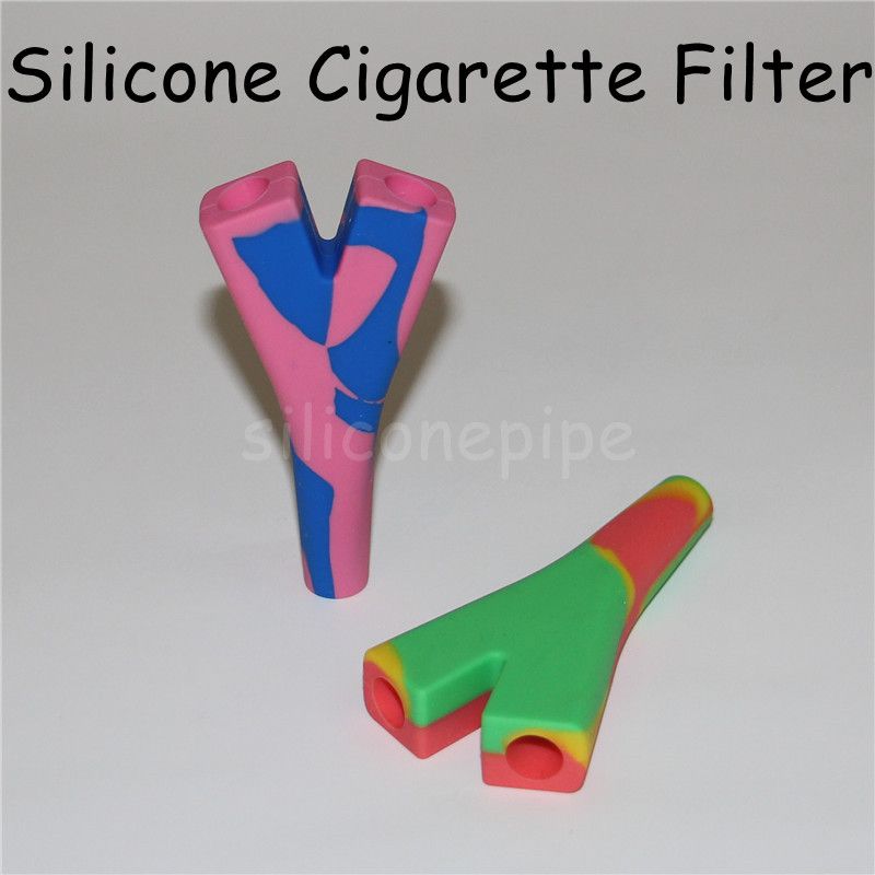 2021 Manufacturer 2 Joints Holder Silicone Pipe Raw Blunt Bubbler