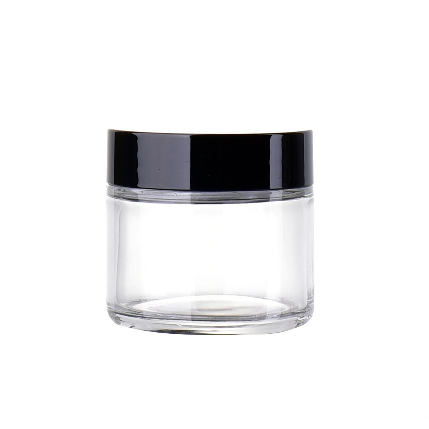 2019 60ml Clear Glass Cosmetic Jar Pot 60g Skin Care Cream Refillable Bottle Cosmetic Container