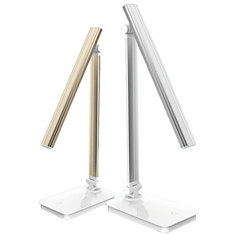 Study Light Usb Charging Fold 3 Files Dimmable Rotation Led Table Lamp Touch Control 15pcs Leds