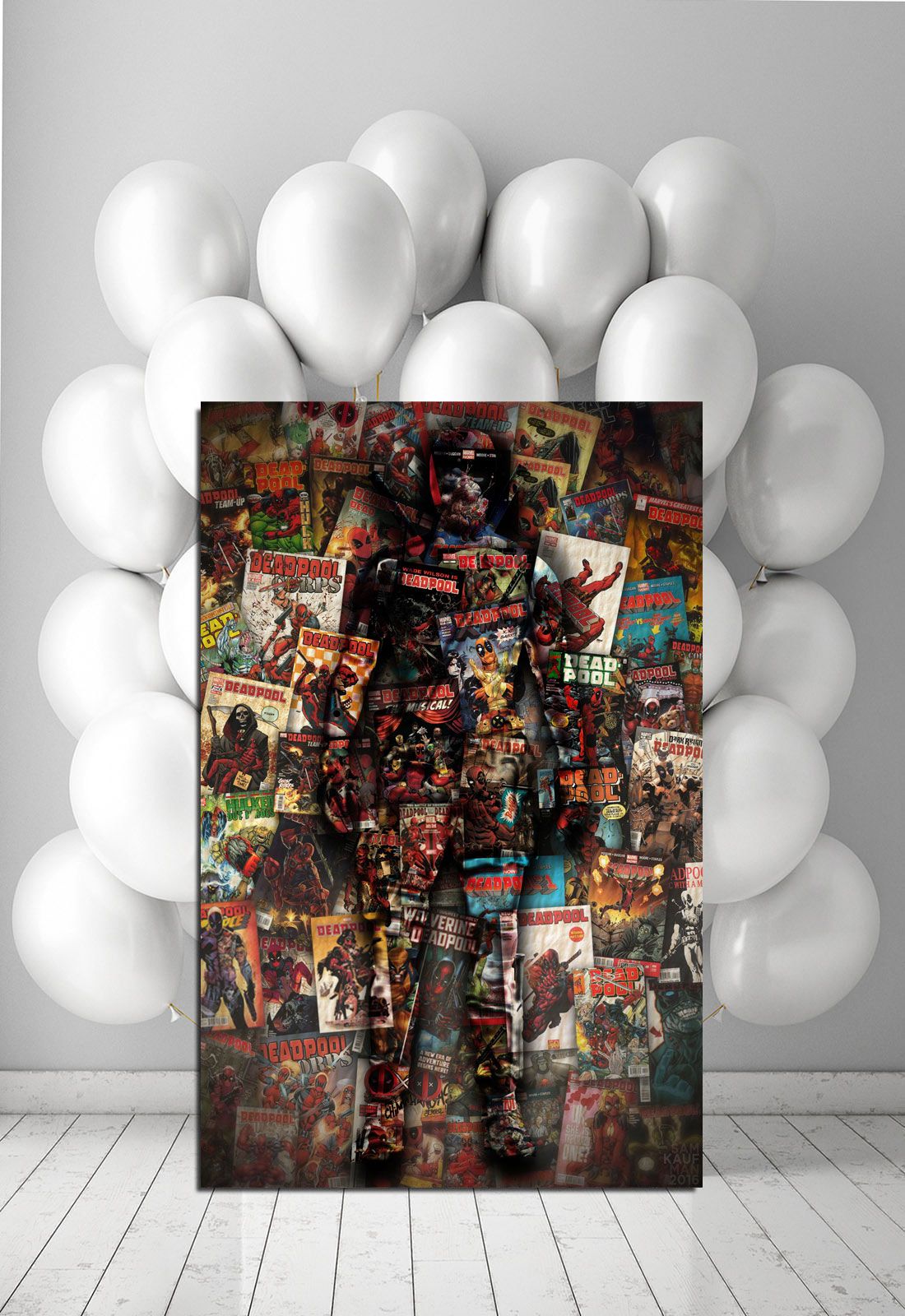 2019 deadpool comic collage