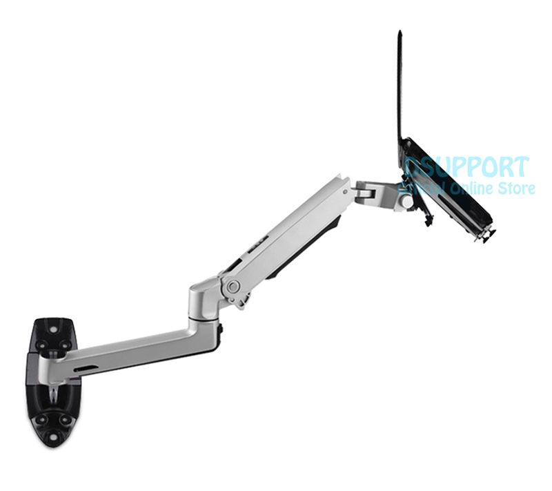 Aluminum Alloy Mechanical Spring Arm Wall Mount Laptop Holder Full Aluminum Alloy Mechanical Spring Arm Wall Mount Laptop Holder Full Motion Monitor Stand 2 In 1 Av Integration Home Stereo Equipment
