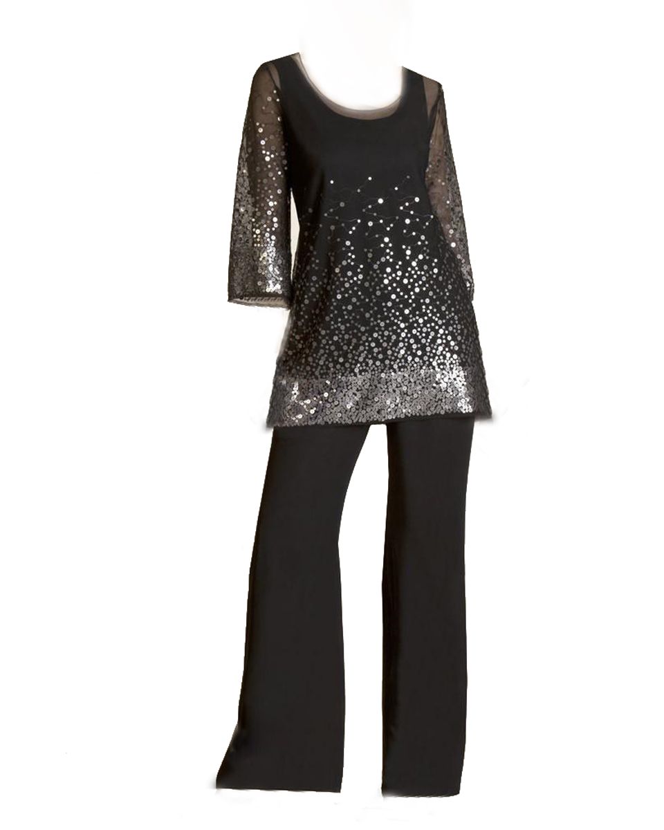 Acquistare Twe Pezzi Neri Abbaglianti Abiti La Madre Della Sposa Con Tailleur  Pantalone Paillettes Abiti Da Festa Ospiti Abiti Da Sera Con Perline  Economico | Consegna Veloce E Qualità | It.Dhgate