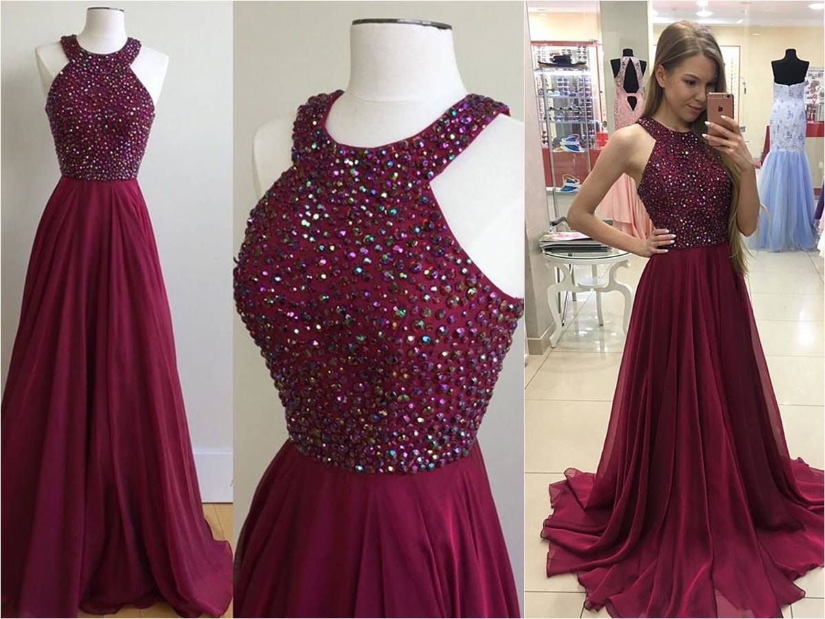 19 New Sparkle Beaded Prom Dresses Halter A Line Floor Length Satin Long Evening Dresses Gowns Custom Formal Party Wear From Cinderella Shop 139 67 Dhgate Com 19 New Sparkle Beaded Prom Dresses Halter A Line Floor Length Satin Long Evening Dresses Gowns Custom Formal Party Wear From Cinderella Shop 139 67 Dhgate Com