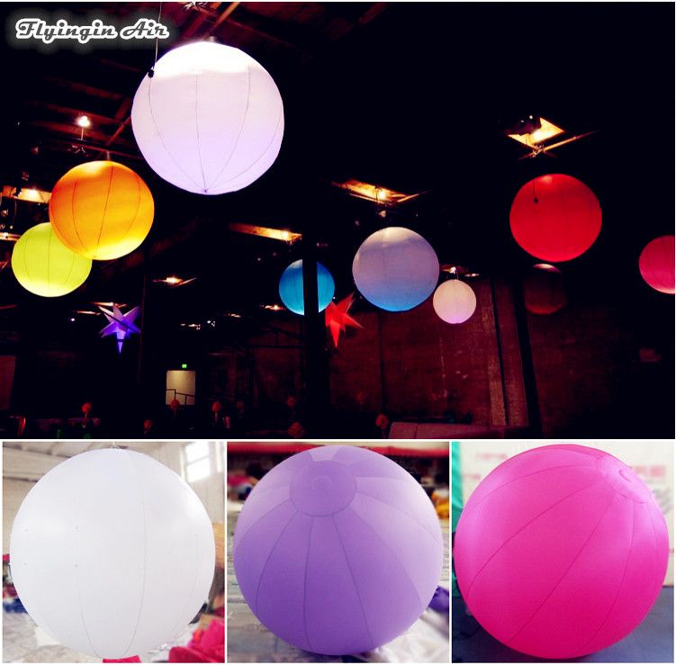 2018 led lighting balloons solid color ceiling decorative hanging