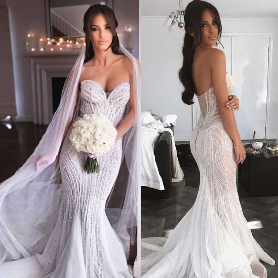 Sequin Mermaid Wedding Dresses