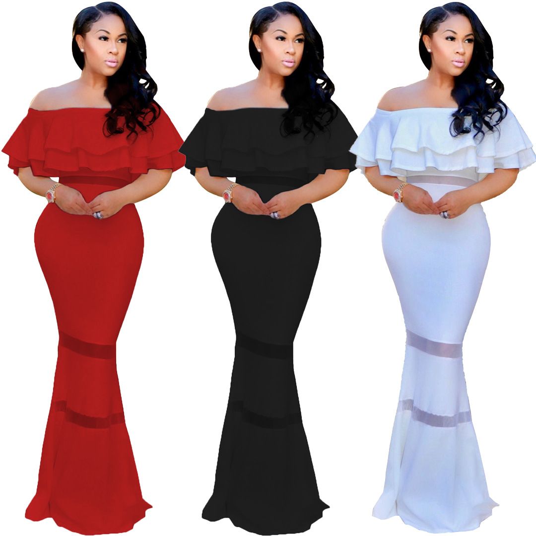 Semi Formal Maxi Dress With Sleeves Ficts