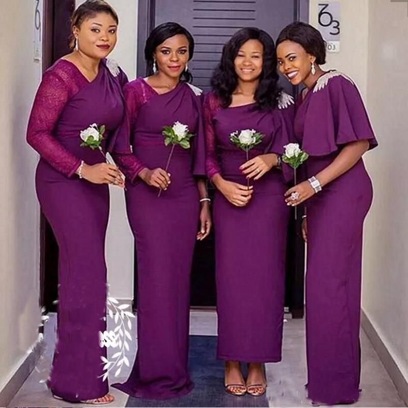 Eggplant Bridesmaid Dresses