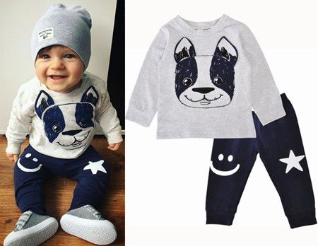 2018 Spring Fall Boys Clothes Toddler Boy Clothing Sets Baby