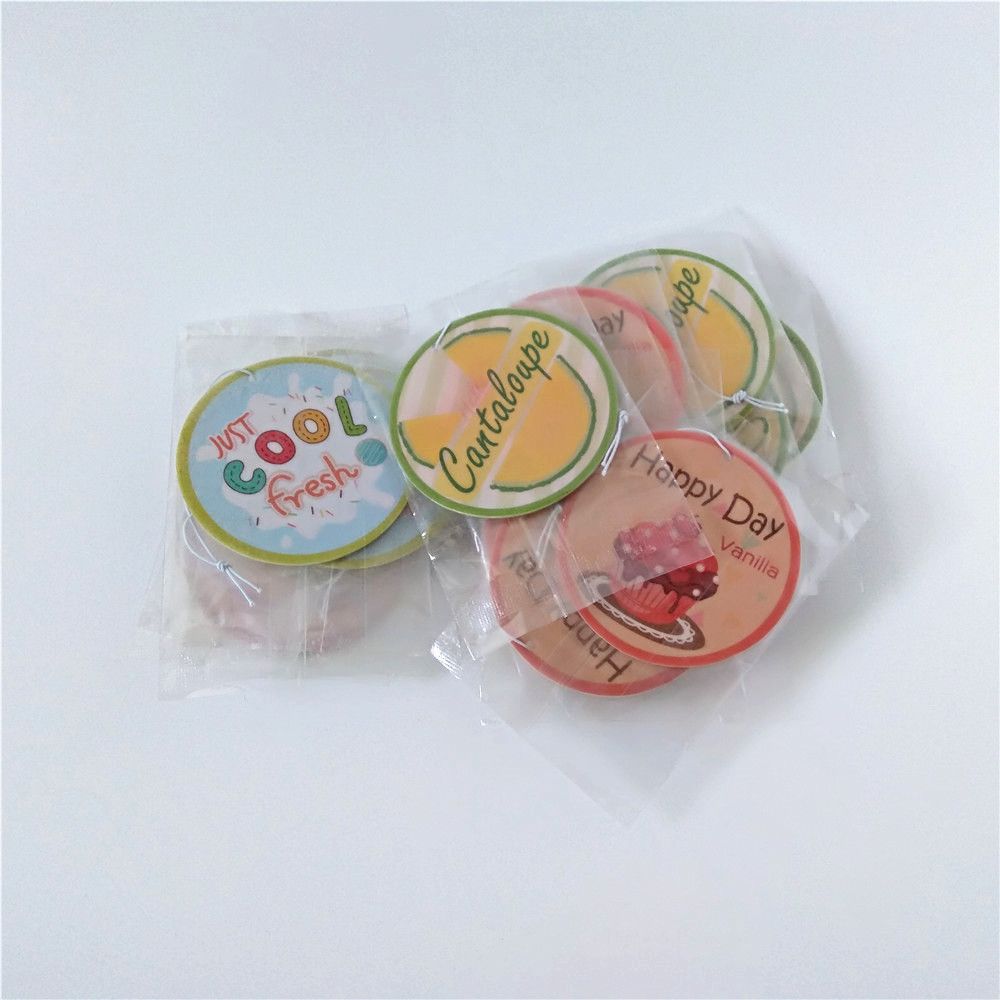 Customized Paper Air Freshner Hanging Car Air Freshener absorbent