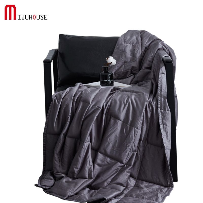 100 Cotton Weighted Blanket Improve Sleep Relief Anxiety Gravity Blanket For