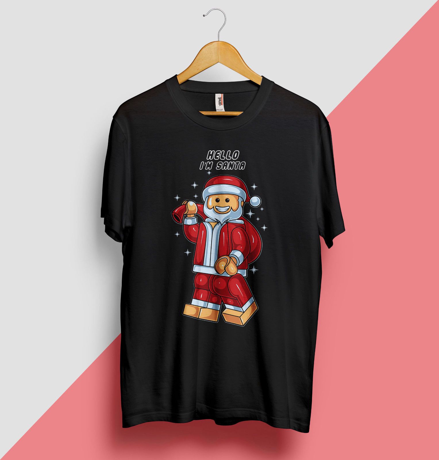 Lego Hallo I M Santa T Shirt Top Merry Christmas Weihnachten Schneeflocken Funky T Shirt Tie Shirts From Cooltees $11 56 Dhgate