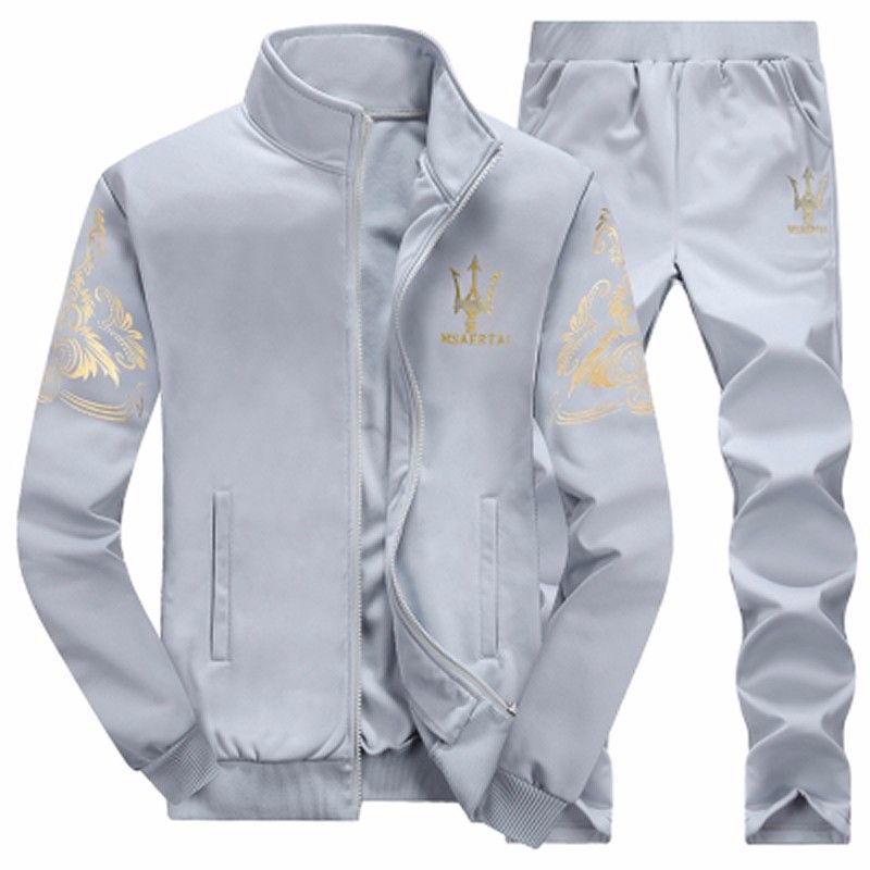 2019 Autumn Mens Sweat Suits Sets Jogger Jackets With Pants Suit Hip ...