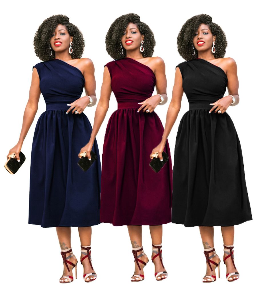 casual flare dress