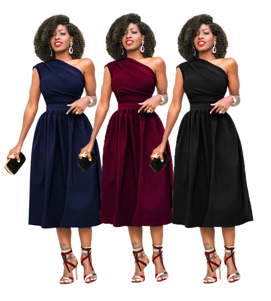 plus size navy midi dress