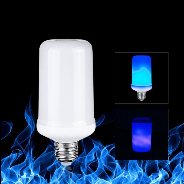 Großhandel E27 LED Flammeneffekt Lampen Blaue Farbe 3 Modi