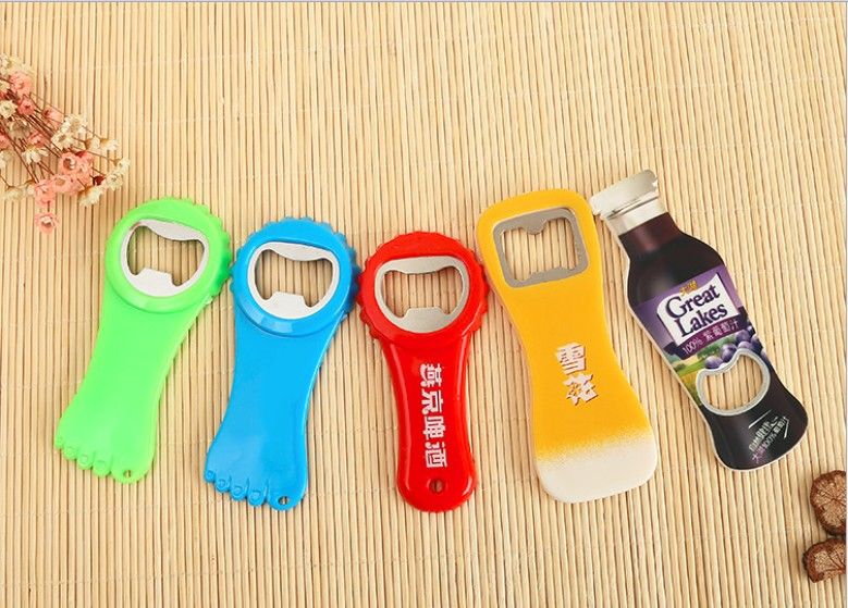 2018 custom beer bottle opener with custom logokey chain keyring