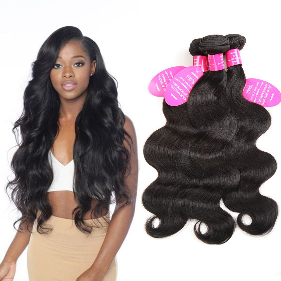 Brazilian Body Wave 100 Human Hair Weave Brazilian Peruvian