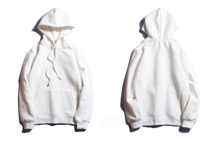 unprinted moletom com capuzs