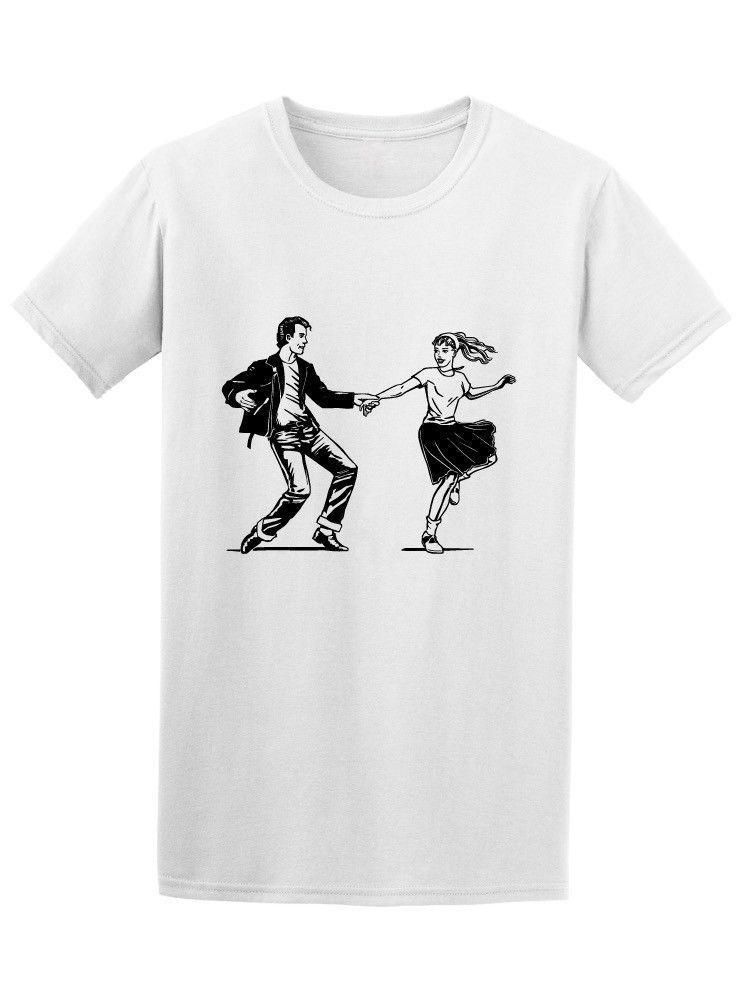 Retro Swing Dancing Men S Tee 2018 New Fashion Brand Clothing On Sale New Fashion Summer 2018 Hot Sale New Men S T Shirt