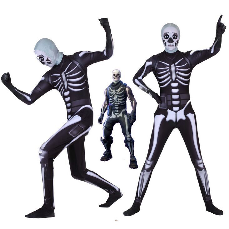 acquista costume cosplay adulto di halloween fortnite teschio trooper cosplay collant siamese abbigliamento a 42 14 dal sym20180325 dhgate com - costume di fortnite bambino