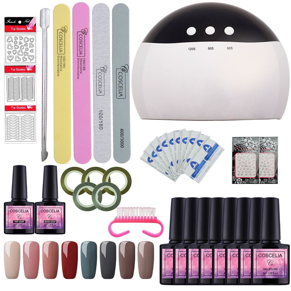 Nail Art Base Tool 24w Uv Lamp Color Soak Off Gel Nail Top Coat Gel Nail Art Base Tool 24w Uv Lamp Color Soak Off Gel Nail Top Coat Gel Polish Kit Manicure Set & Kits Polish Set Artificial Nails Design Nails From Kendana, ... - Nail Art Base Tool 24w Uv Lamp Color Soak Off Gel Nail Top Coat Gel