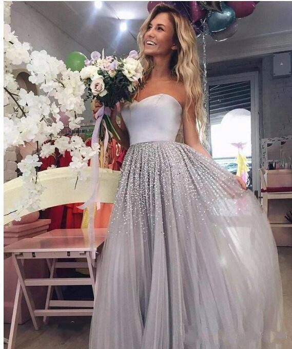 Sparkly Corset Prom Dresses