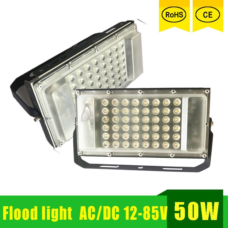 Led Flood Lights Outdoor Ac Dc 12v 24v 36v 48v 85v 50w Waterproof Led Flood Lights Outdoor Ac Dc 12v 24v 36v 48v 85v 50w Waterproof Ip65 Garden Light Spotlight Floodlight Night Lighting Portable
