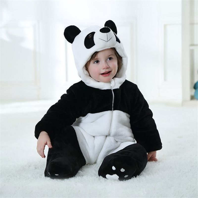 panda jumpsuit baby