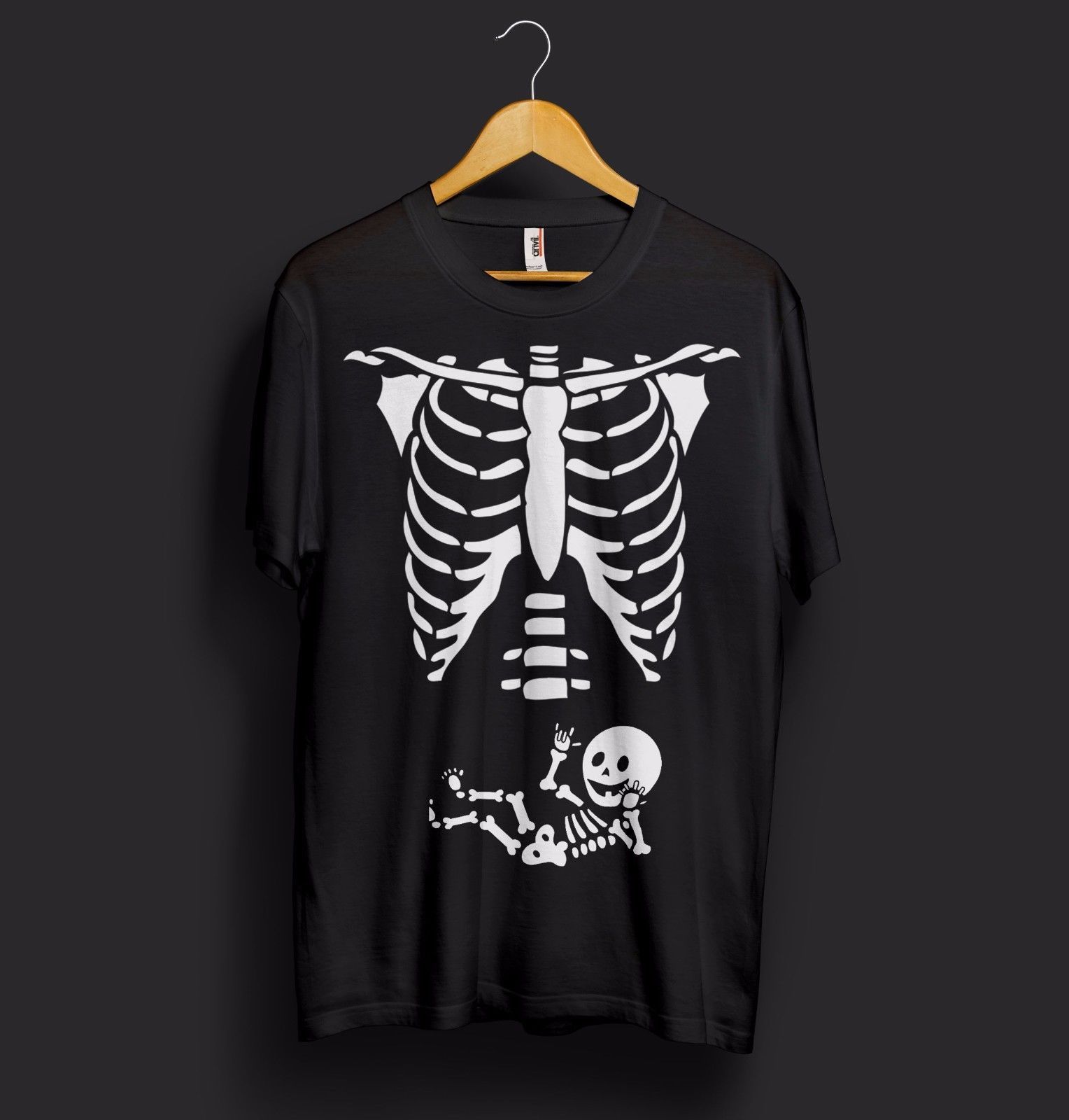 maternity baby skeleton halloween t shirt top bones funny scary loading pregnant great t shirts buy t shirt from tshirtmaniac 1142 dhgatecom